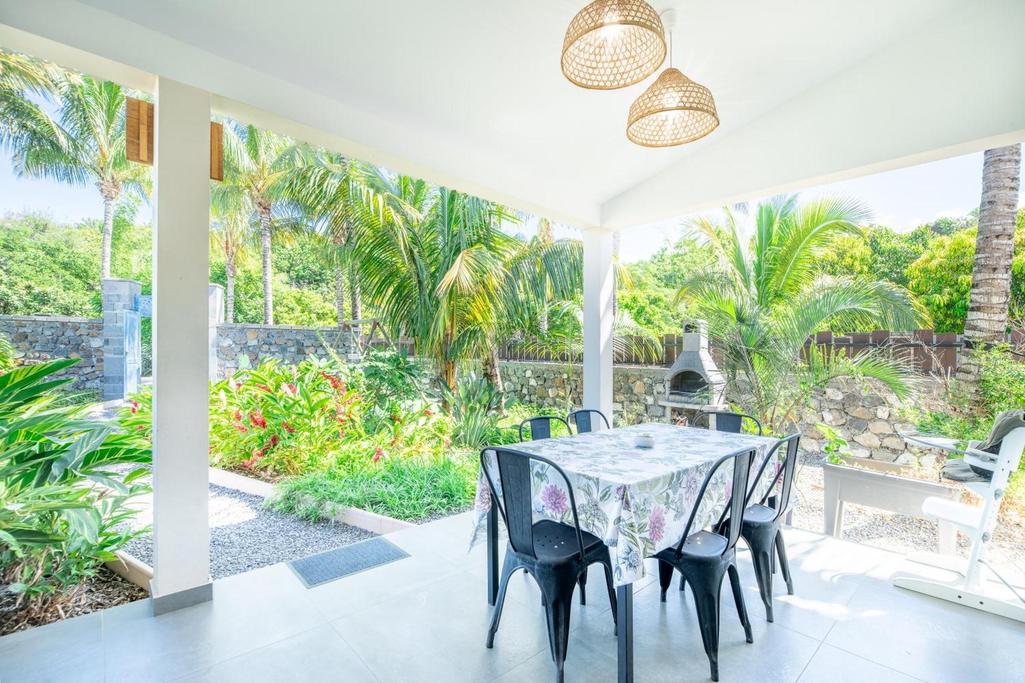 סן-לואי O Ruisseau Lodges - Lodge Cocotier מראה חיצוני תמונה