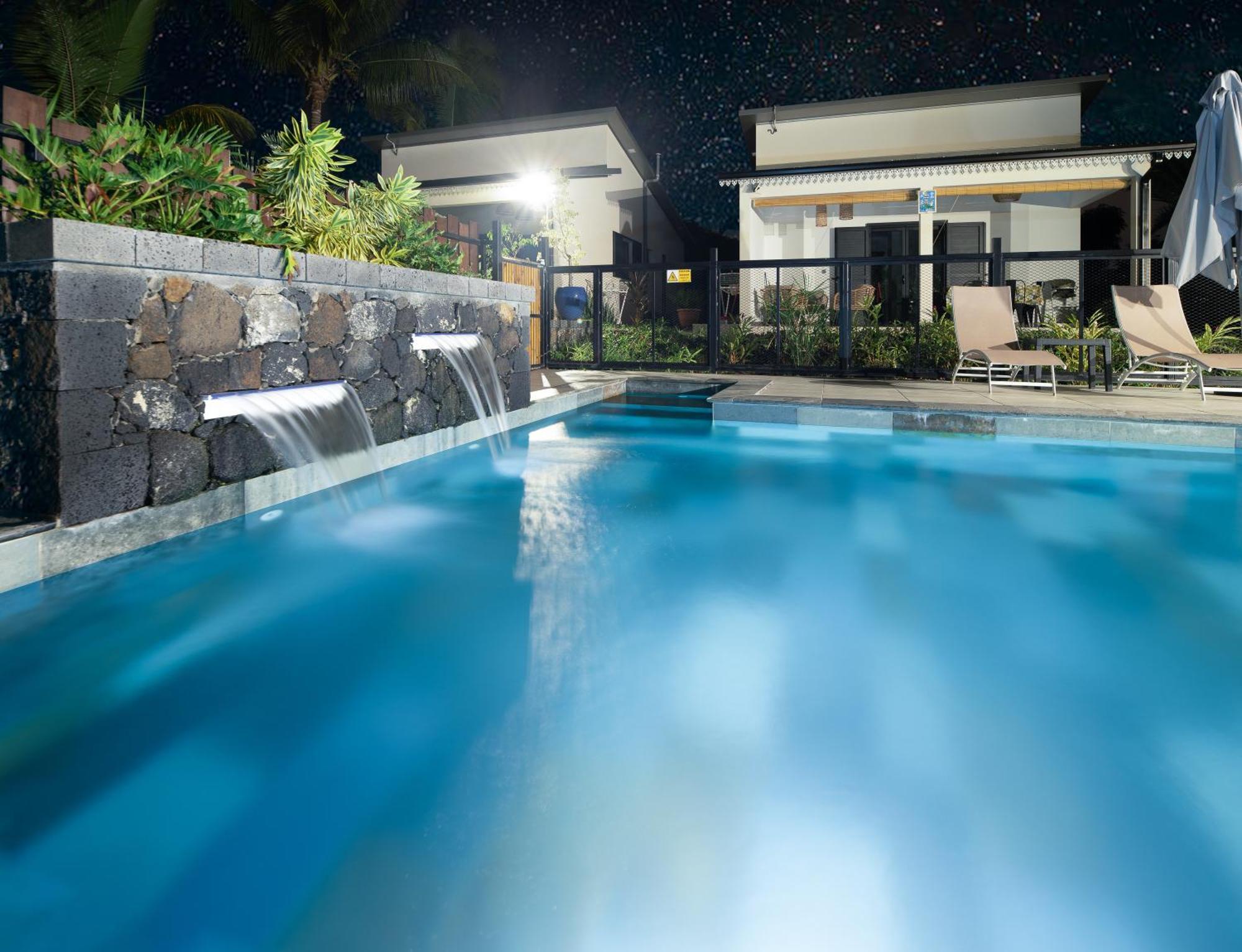 סן-לואי O Ruisseau Lodges - Lodge Cocotier מראה חיצוני תמונה